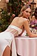 LaDivine CD269W Basque Waist Plunging Sweetheart Neck Wedding Dress