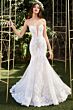 LaDivine CD928 Sweetheart Neck Detachable Train Wedding Gown