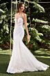 LaDivine CD928 Sweetheart Neck Detachable Train Wedding Gown