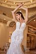 LaDivine CD928 Sweetheart Neck Detachable Train Wedding Gown