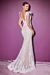 LaDivine CD952 Scalloped V-Back Slim Strap Bridal Gown