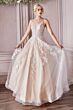 LaDivine CM320 Scoop Back A-Line Bridal Dress