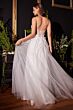 LaDivine CM321W Illusion Bodice Lace-Up Back Wedding Gown