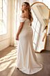 LaDivine KV1057WC Off-The-Shoulder Neck Plus Size Bridal Gown