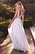 LaDivine TY12 Slim Strap Open V-Back Bridal Gown