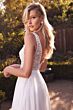 LaDivine TY12 Slim Strap Open V-Back Bridal Gown