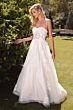 LaDivine TY15 A-Line Strappy Lace-Up Back Wedding Dress