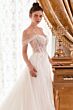 LaDivine WN307 Off-The-Shoulder Neck Basque Waist Bridal Dress