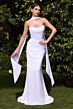 Ladivine 7433W Strapless Cowl Neck Wedding Dress