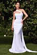 Ladivine 7433W Strapless Cowl Neck Wedding Dress