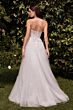 Ladivine C148W Applique Bodice Strapless A-Line Wedding Dress