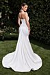 Ladivine CD796W Halter Neck Draped Wedding Gown