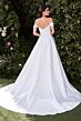 Ladivine CDS513W Scoop Neck Off-The-Shoulder Bridal Gown