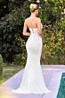 LaDivine CD683W Drape Skirt Strapless Wedding Dress