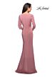 La Femme 25148 Sweetheart Neck Three Quarter Sleeve Dress