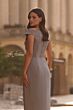 La Femme 25206 Off The Shoulder Ruched Dress