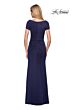 La Femme 27067 Scoop Neckline Short Sleeve Dress