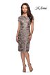 La Femme 27828 Short Sleeve Lace Dress