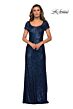 La Femme 27916 Scoop Neckline Sequin Dress