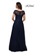 La Femme 27920 Floral Embroidery Cap Sleeve Dress