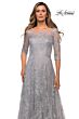 La Femme 27942 Illusion Neckline Sequin Lace Dress