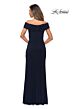 La Femme 27959 Off The Shoulder Jersey Dress