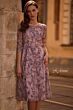 La Femme 27971 Illusion Sleeves Embroidered Dress