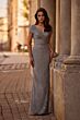 La Femme 27982 Portrait Neckline Lace Dress