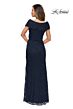 La Femme 27982 Portrait Neckline Lace Dress