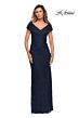 La Femme 27982 Portrait Neckline Lace Dress