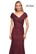 La Femme 27982 Portrait Neckline Lace Dress