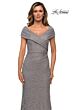 La Femme 27982 Portrait Neckline Lace Dress