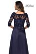 La Femme 27988 Floral Bodice Scoop Neck Dress
