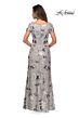 La Femme 27991 Short Sleeves Embroidered Dress