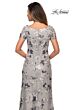 La Femme 27991 Short Sleeves Embroidered Dress