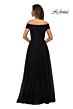La Femme 28051 Off The Shoulder Sparkle Dress