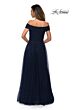 La Femme 28051 Off The Shoulder Sparkle Dress
