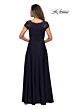 La Femme 28100 Cap Sleeve Scoop Neck Dress