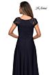 La Femme 28100 Cap Sleeve Scoop Neck Dress
