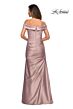 La Femme 28103 Off The Shoulder Ruched Dress