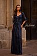 La Femme 27930 Court Neckline Sequin Dress