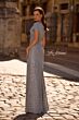 La Femme 29134 Beaded Lace Short Sleeve Dress