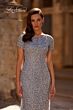 La Femme 29134 Beaded Lace Short Sleeve Dress