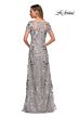 La Femme 29281 Short Sleeves Sequin Lace Dress