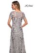La Femme 29281 Short Sleeves Sequin Lace Dress