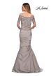 La Femme 29324 Mermaid Skirt Embroidered Top Dress