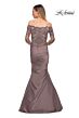 La Femme 29324 Mermaid Skirt Embroidered Top Dress