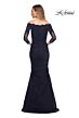 La Femme 29324 Mermaid Skirt Embroidered Top Dress