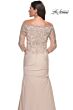 La Femme 29324 Mermaid Skirt Embroidered Top Dress