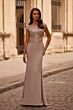 La Femme 29331 Embroidered Bodice Off The Shoulder Dress